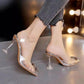 Crystal Transparent Heels