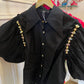 Embellished Puff Sleeve Shirt