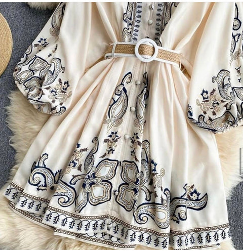 Summer floral dress