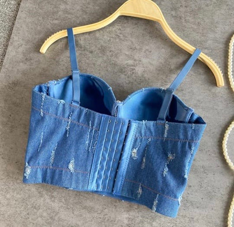 Denim Bustier