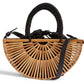 Luxury Half Moon Bamboo Bag