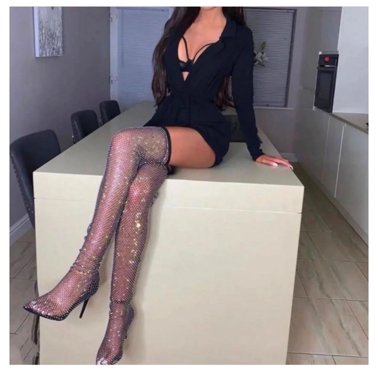 Rhinestone Boots