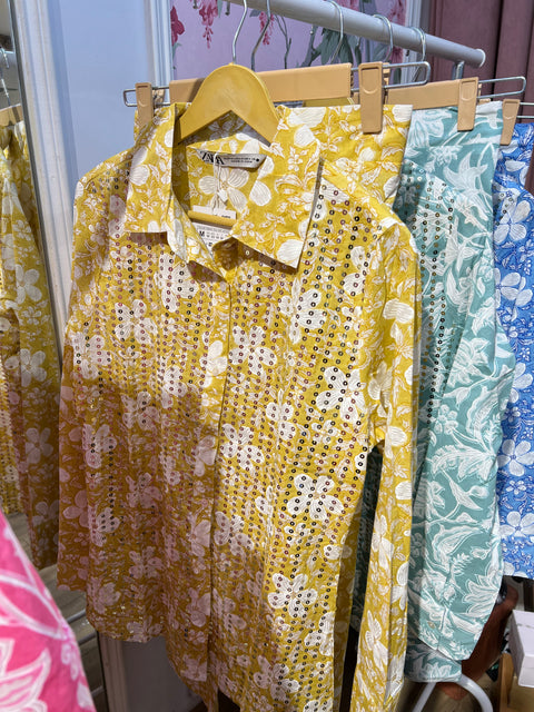 Cotton Floral Cords Set