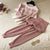 Heart knitted cords set