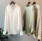 Luxury Satin Silk Shirt