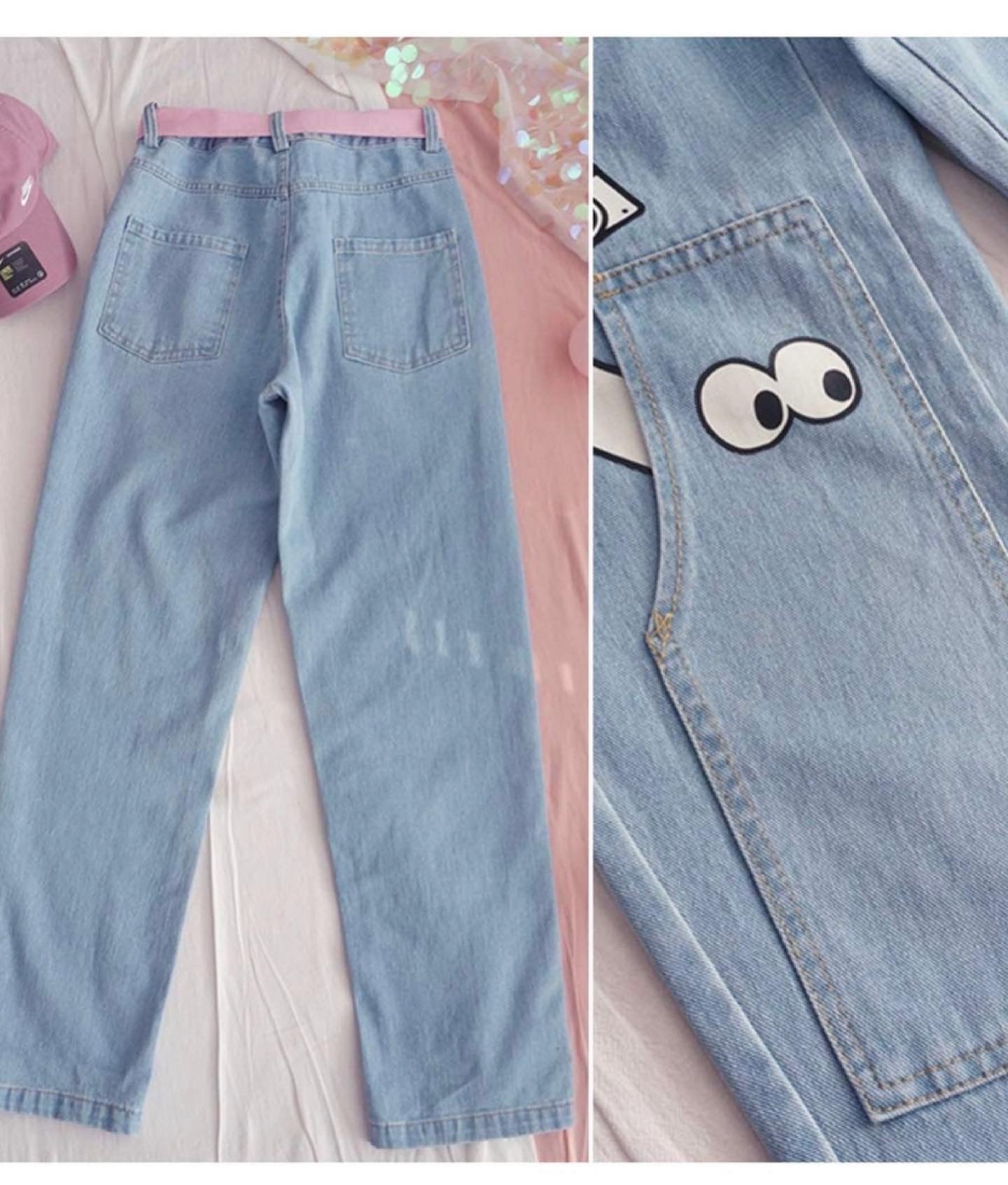 Highwaist Denim Pants