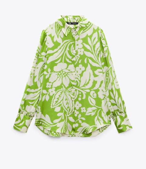 Flowy Satin Shirt