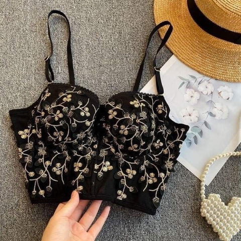 Embriodery Lux Bustier