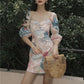 Retro Floral Dress