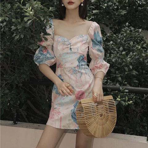 Retro Floral Dress