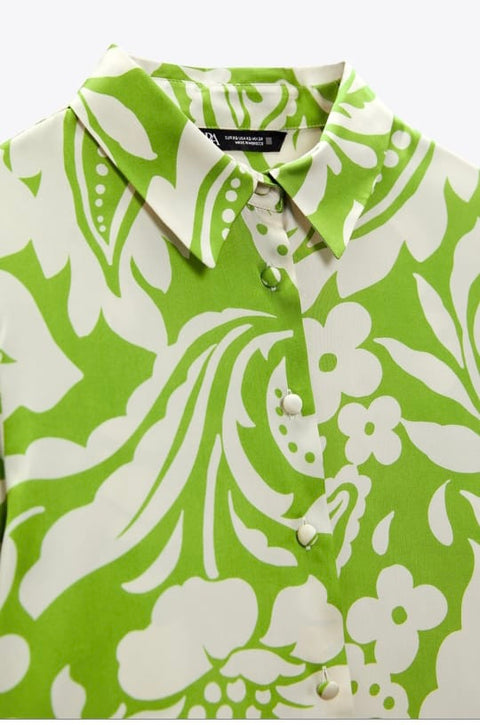 Flowy Satin Shirt