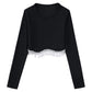 Saas Diamond Top in full sleeves