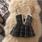 Plaid Camisole Top