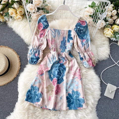 Retro Floral Dress
