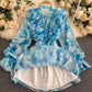 Summer Tie N Die Blue Dress