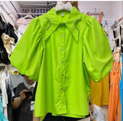 Puff Sleeves Shirt