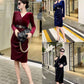 Shimmer Velvet Party Dress