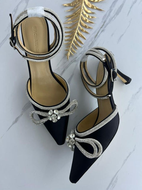 Luxury  Satin Bow Heels