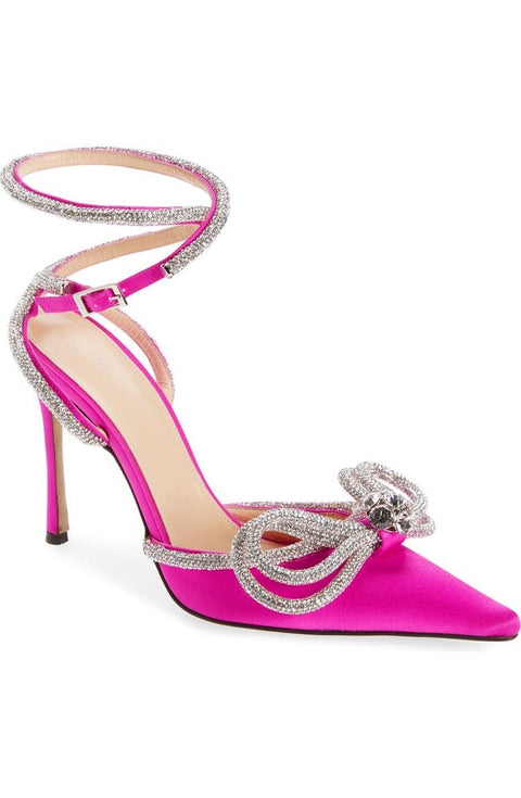 Luxury  Satin Bow Heels