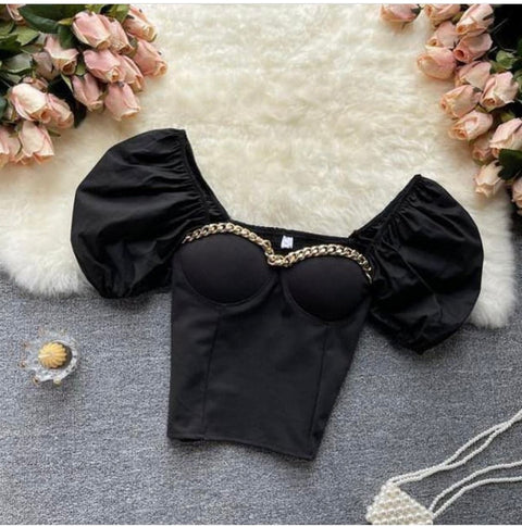 Chain Corset Top