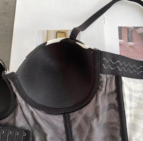 Zebra Print Bustier