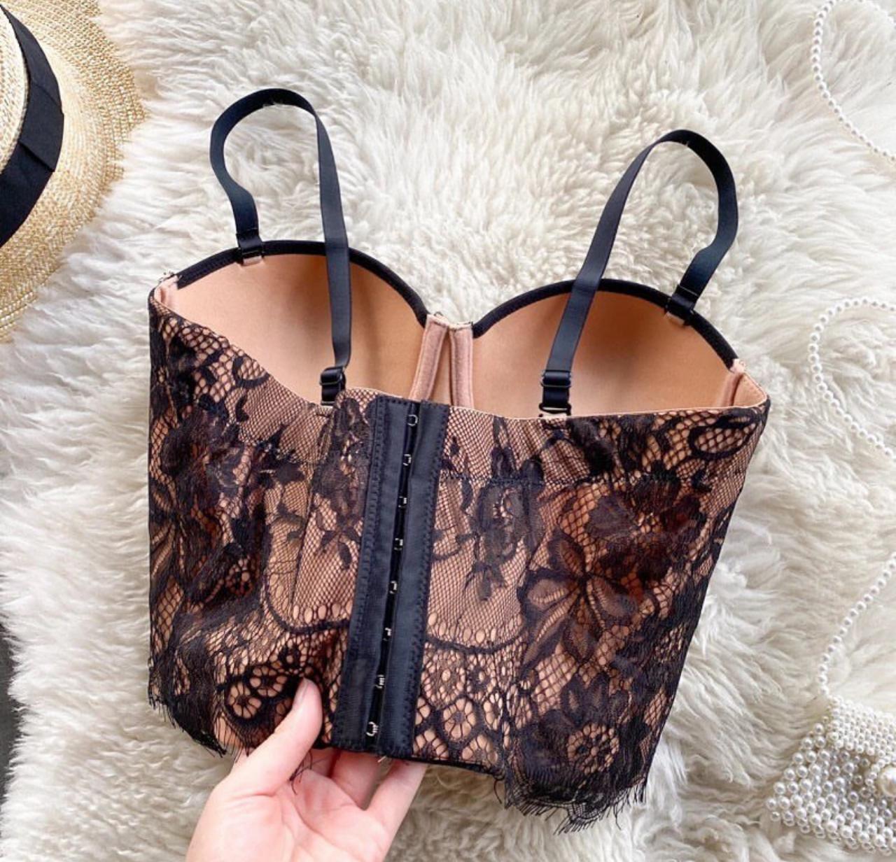 Net Lace Bustier