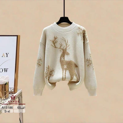 Deer Warm Knitted Cords