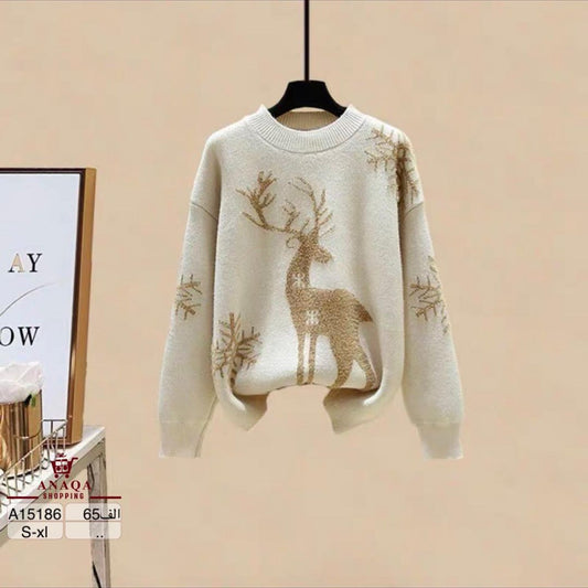 Deer Warm Knitted Cords