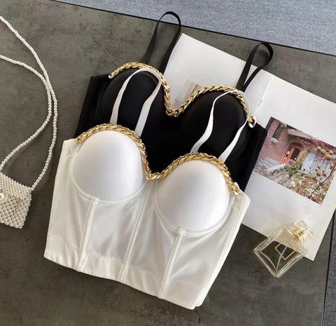 Metal Chain Bustier