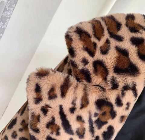 Leopard Faux Fur Coat