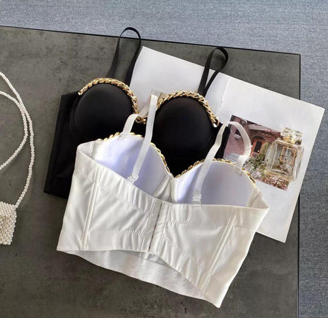 Metal Chain Bustier