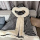 Luxury Plaid Fur Wrap