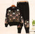 Embrriodery knitted Cords Set
