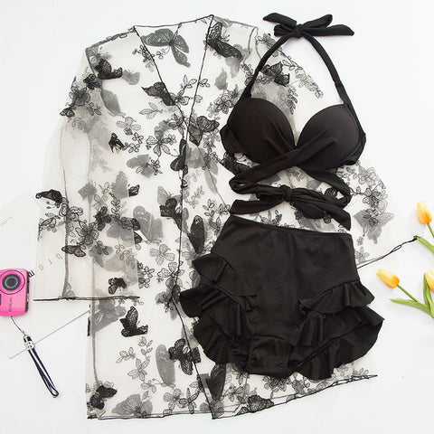 Swim set with coverup