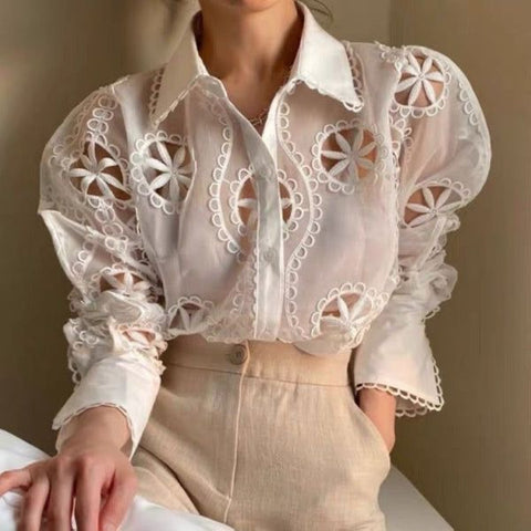 Angela Cut work Shirt