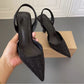 Rhinestone kitten heels