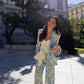Chicas Printed Blazer Set