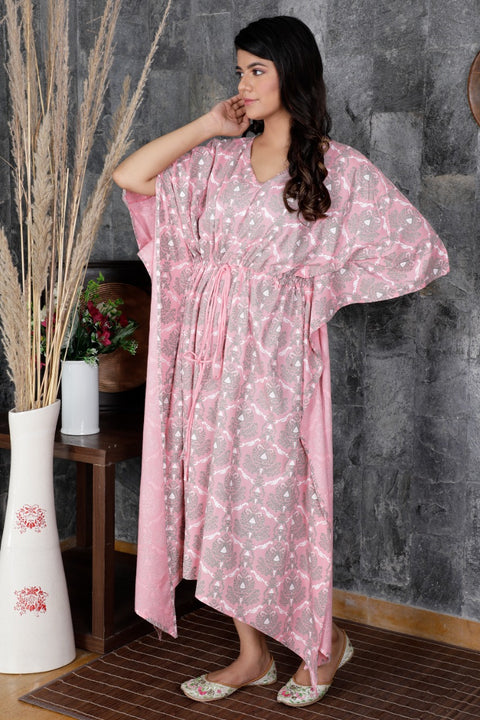 Rayon printed kaftan