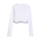 Saas Diamond Top in full sleeves