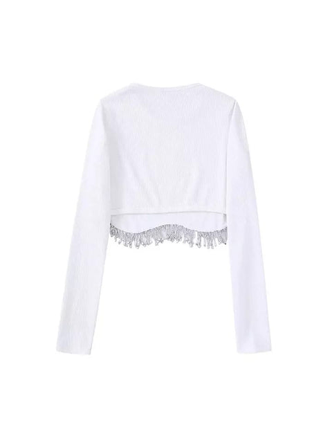 Saas Diamond Top in full sleeves