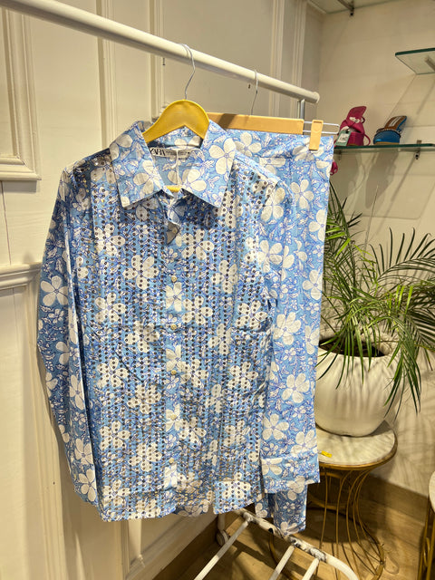Cotton Floral Cords Set