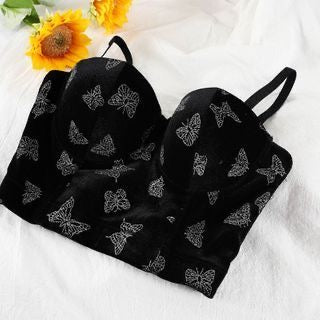 Butterfly Black Bustier
