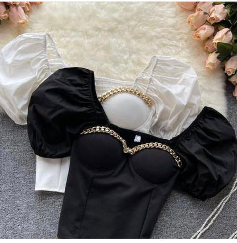 Chain Corset Top
