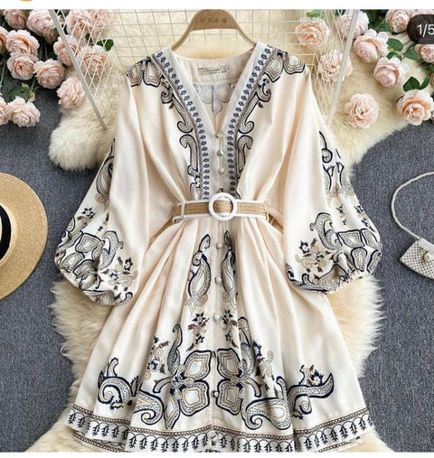 Summer floral dress
