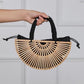 Luxury Half Moon Bamboo Bag