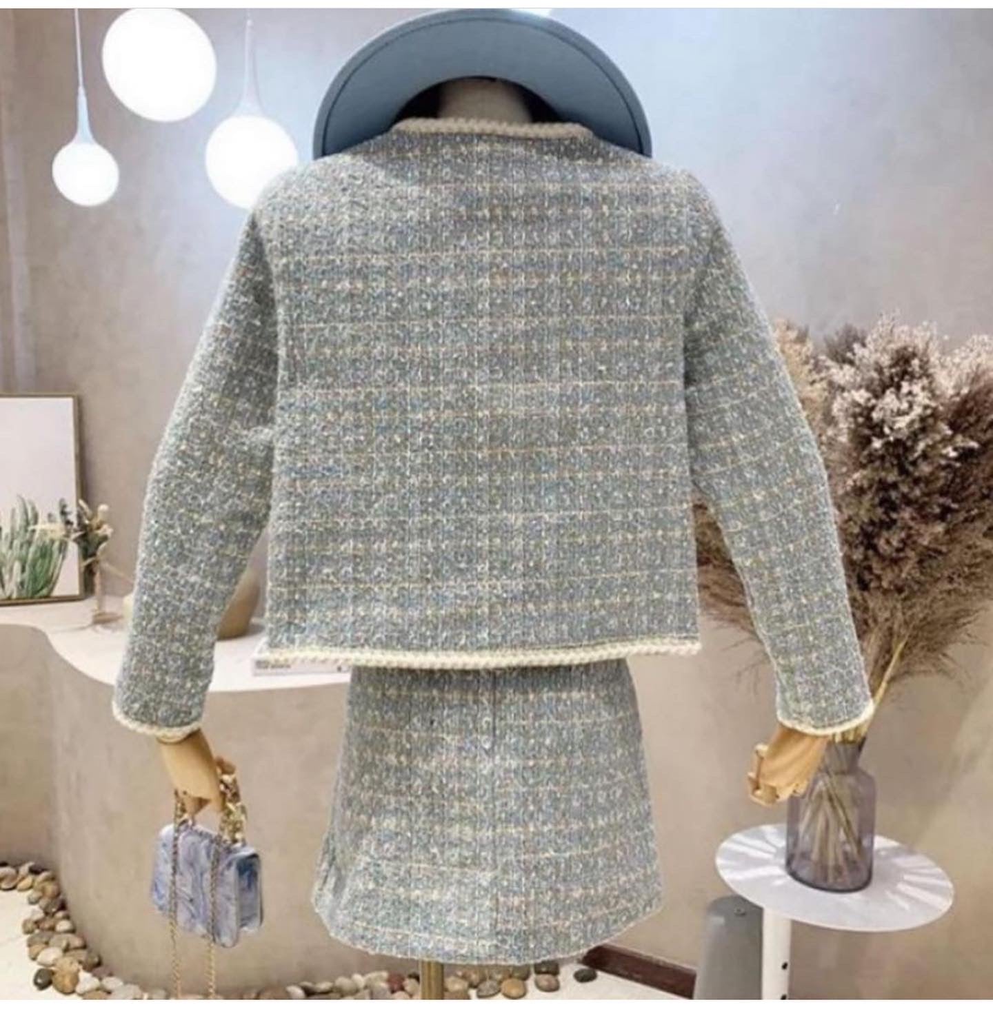 Maura Luxury Tweed Set
