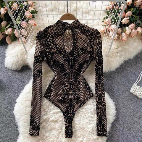 Printed Floral Bodysuit